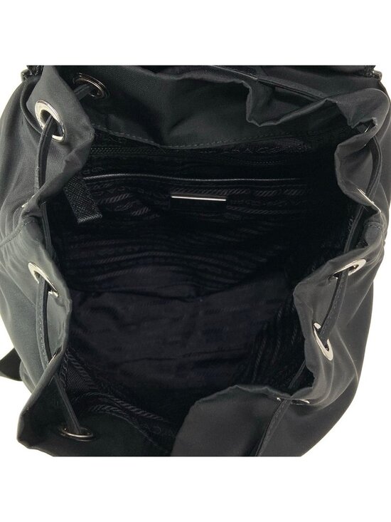 Prada Backpack Black Leather main image 7